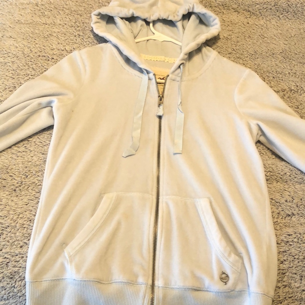 Hollister sweat suit zip up hoodie